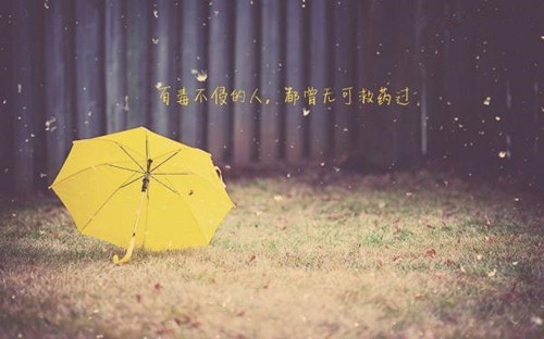 下雨天意境很美的诗句