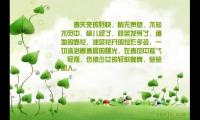关于春风优美句子大全
