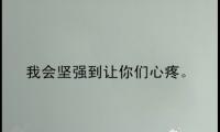 关于坚强的优美句子大全