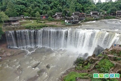 赞美瀑布的诗句