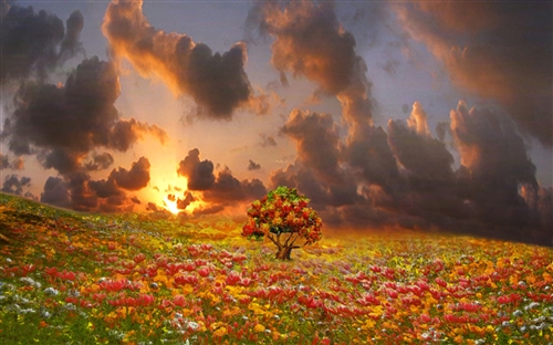 形容万物生长的句子