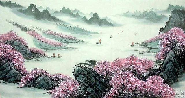 两首唯美七言绝句,语言美意境美,两幅春的画卷