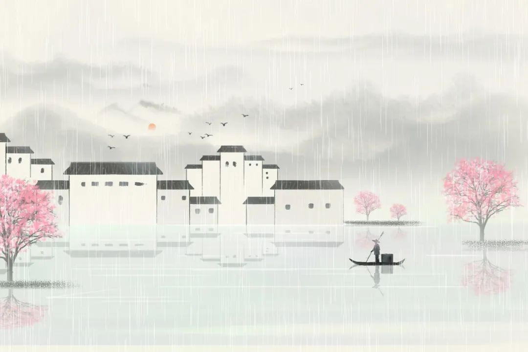 10首最美春雨诗词,雨中春树,溪边柳绿,惊艳了整个春天