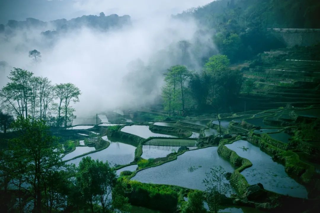 10首唯美山水田园诗,和风细雨,炊烟袅袅,美到心醉