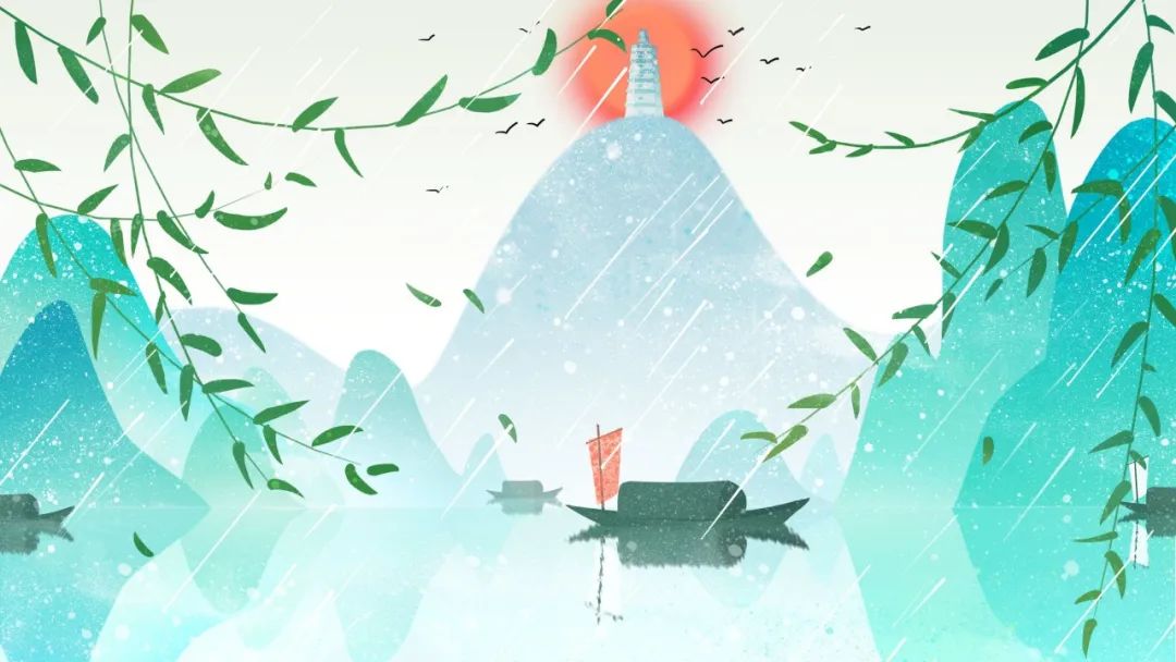 10首最美春雨诗词,雨中春树,溪边柳绿,惊艳了整个春天