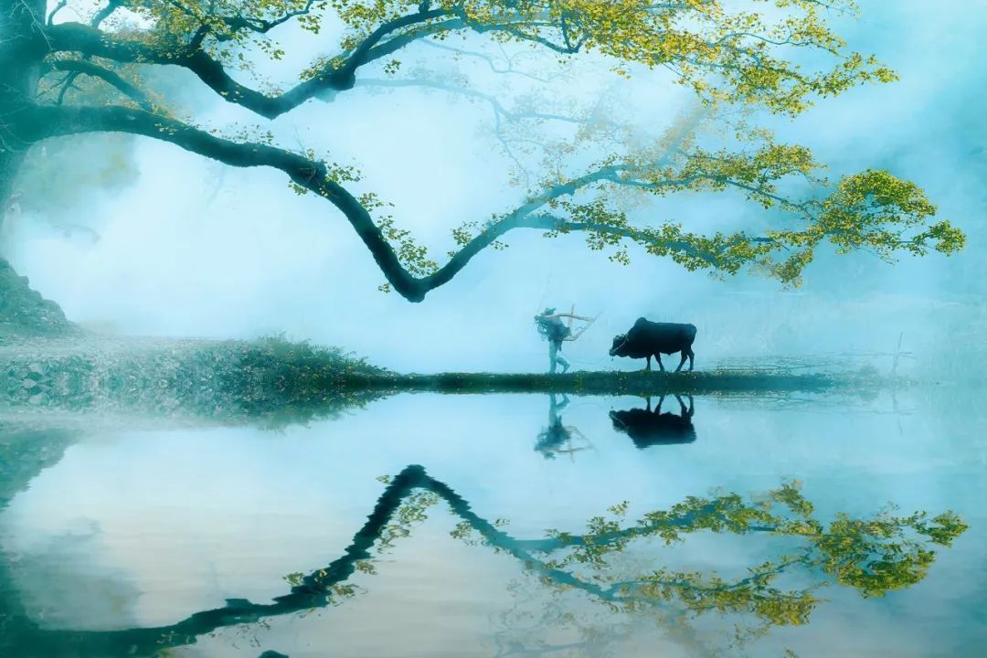 10首唯美山水田园诗,和风细雨,炊烟袅袅,美到心醉