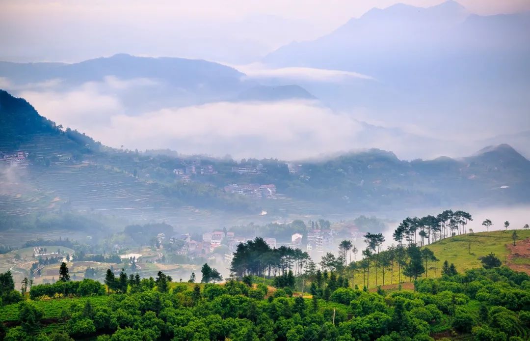 10首唯美山水田园诗,和风细雨,炊烟袅袅,美到心醉