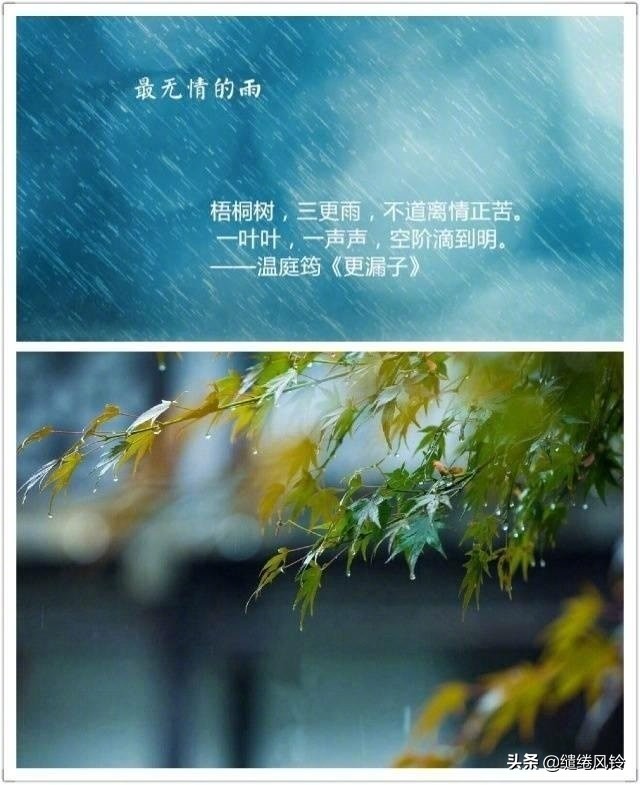 古诗词中的九场雨,从明媚到悲恸,哪一首最让你感伤?