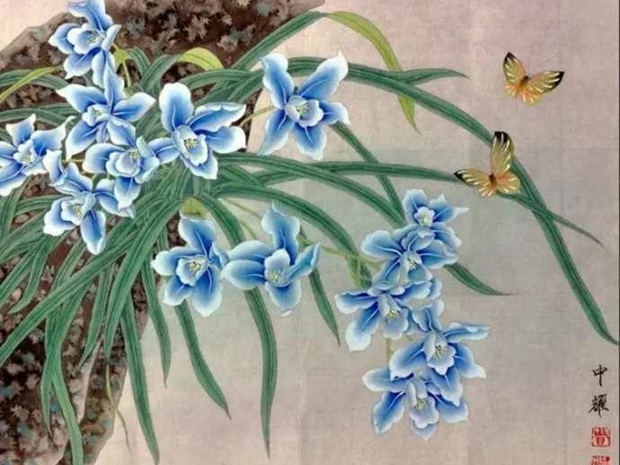 兰花入诗词，淡雅清新，芳香四溢