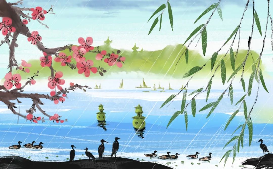 10首最美春风诗词,秀丽江山,田园如画,送你一场春暖花开