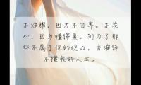 致自己努力奋斗的句子