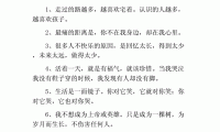 关于哲理漂亮句子(哲理漂亮的短句)大全
