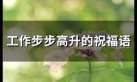工作步步高升的祝福语(74句)
