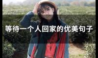 关于等待一个人回家的优美句子(精选56句)大全