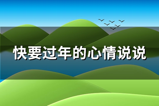 快要过年的心情说说(优选98句)