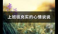 上班很充实的心情说说(实用27句)【图】