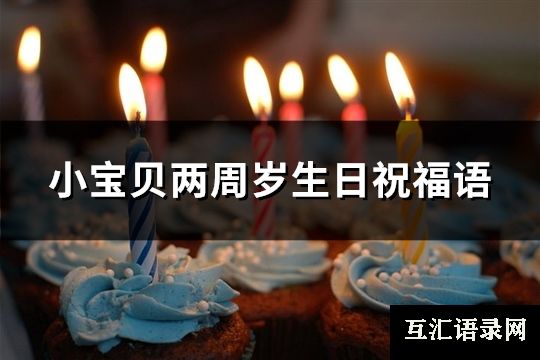 小宝贝两周岁生日祝福语(161句)