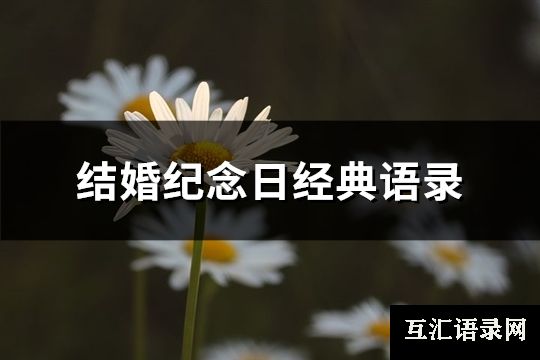 结婚纪念日经典语录(优选85句)