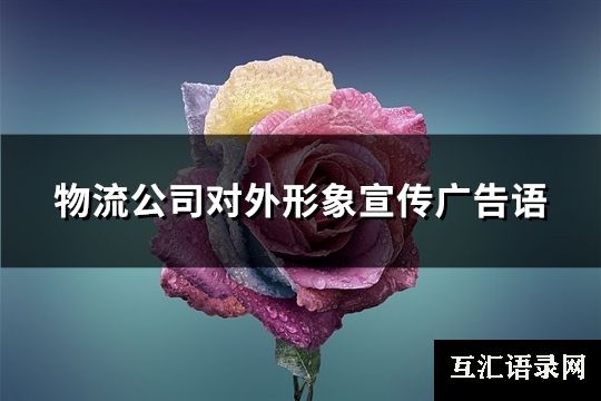 物流公司对外形象宣传广告语