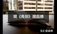 观《亮剑》观后感