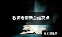 关于教师老带新总结亮点（共12篇）