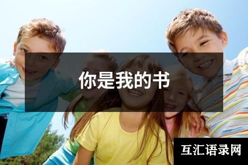 你是我的书