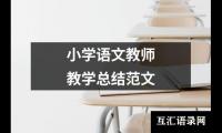 关于小学语文教师教学总结范文（精选16篇）