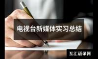 关于电视台新媒体实习总结（精选19篇）