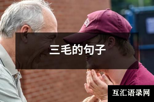 三毛的句子