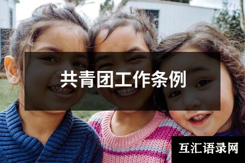 共青团工作条例