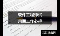 软件工程师试用期工作心得
