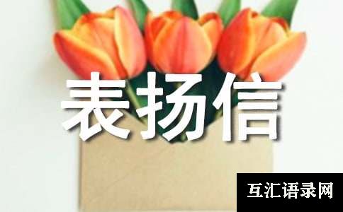 对个人拾金不昧的表扬信范文