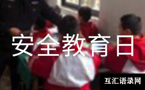 全国中小学生安全教育日活动总结
