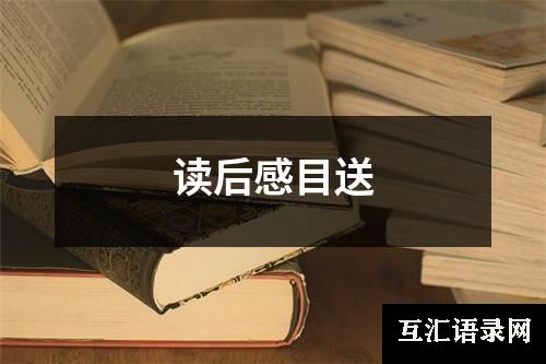 读后感目送