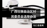 广西壮族自治区村民委员会选举办法