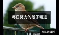 每日努力的段子精选